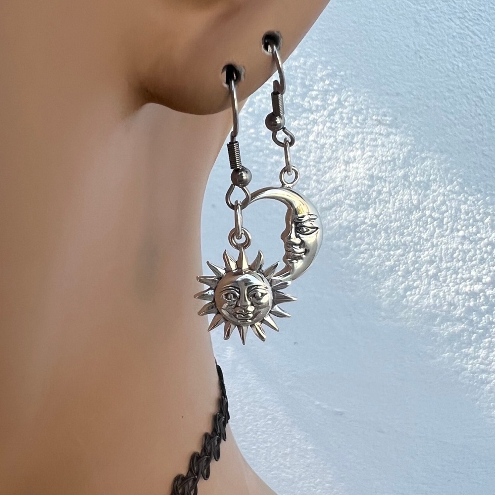 Sun & Moon Earrings NWT